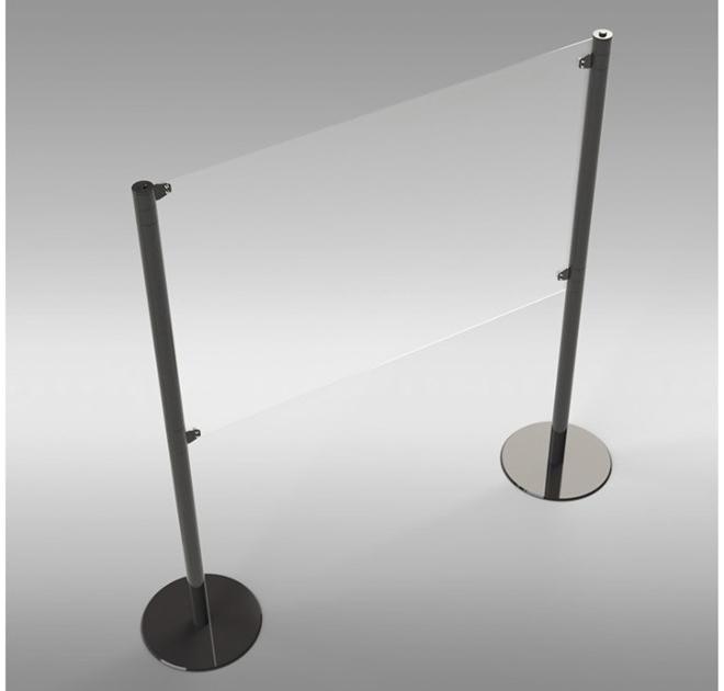 Vela Arredamenti Напольный барьер Parafiato из оргстекла Eco sun-id-1373998 - Вид №1