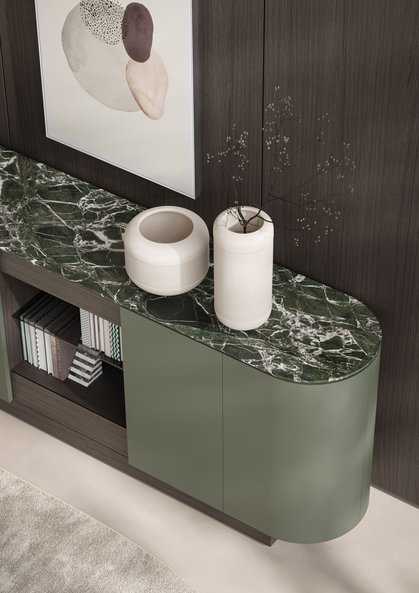 Шкаф из дуба с распашными дверями PROF Dea ARCH-00116449 - Вид №33