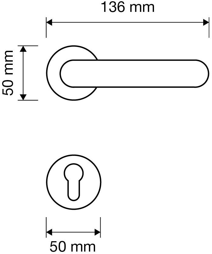 LINEA CALI' Ручка из латуни на розетке Heidi 1665 rb 011 - Вид №3