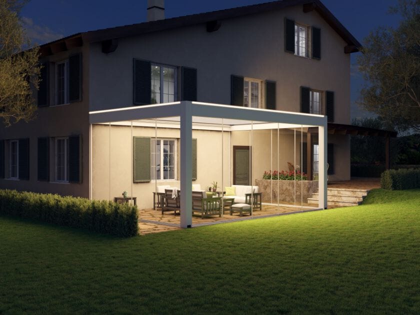 Самонесущая пергола из алюминиевого сплава с подсветкой Belle Pergole Exclusive ARCH-00128515 - Вид №1