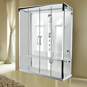 Душевая кабина угловая NEXIS DUAL A Novellini NEXIS цвета белое дерево, с высоким душевым поддоном