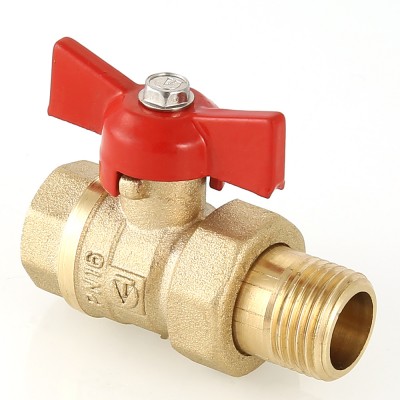 VT.127.G.04 Кран шаровой «СТАНДАРТ» с полусгоном Valtec 1/2"  - Вид №5