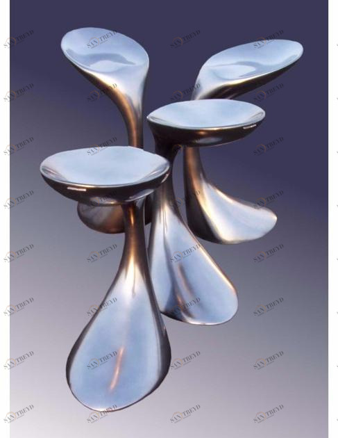 CEDRIMARTINI Высокий табурет из стекловолокна Ghost sun-id-1370649