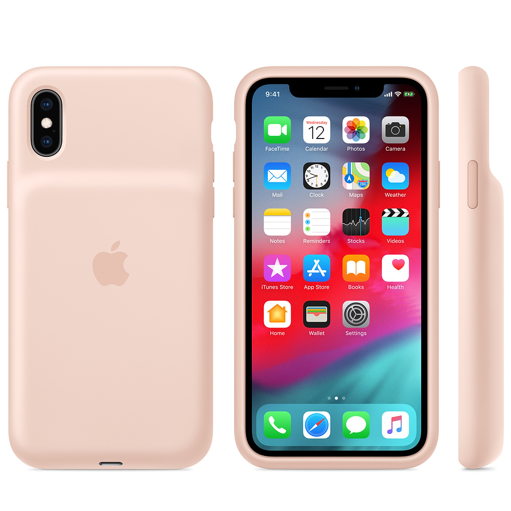 MVQP2ZM/A Iphone xs smart battery case - pink sand Apple Santreyd  - Вид №3
