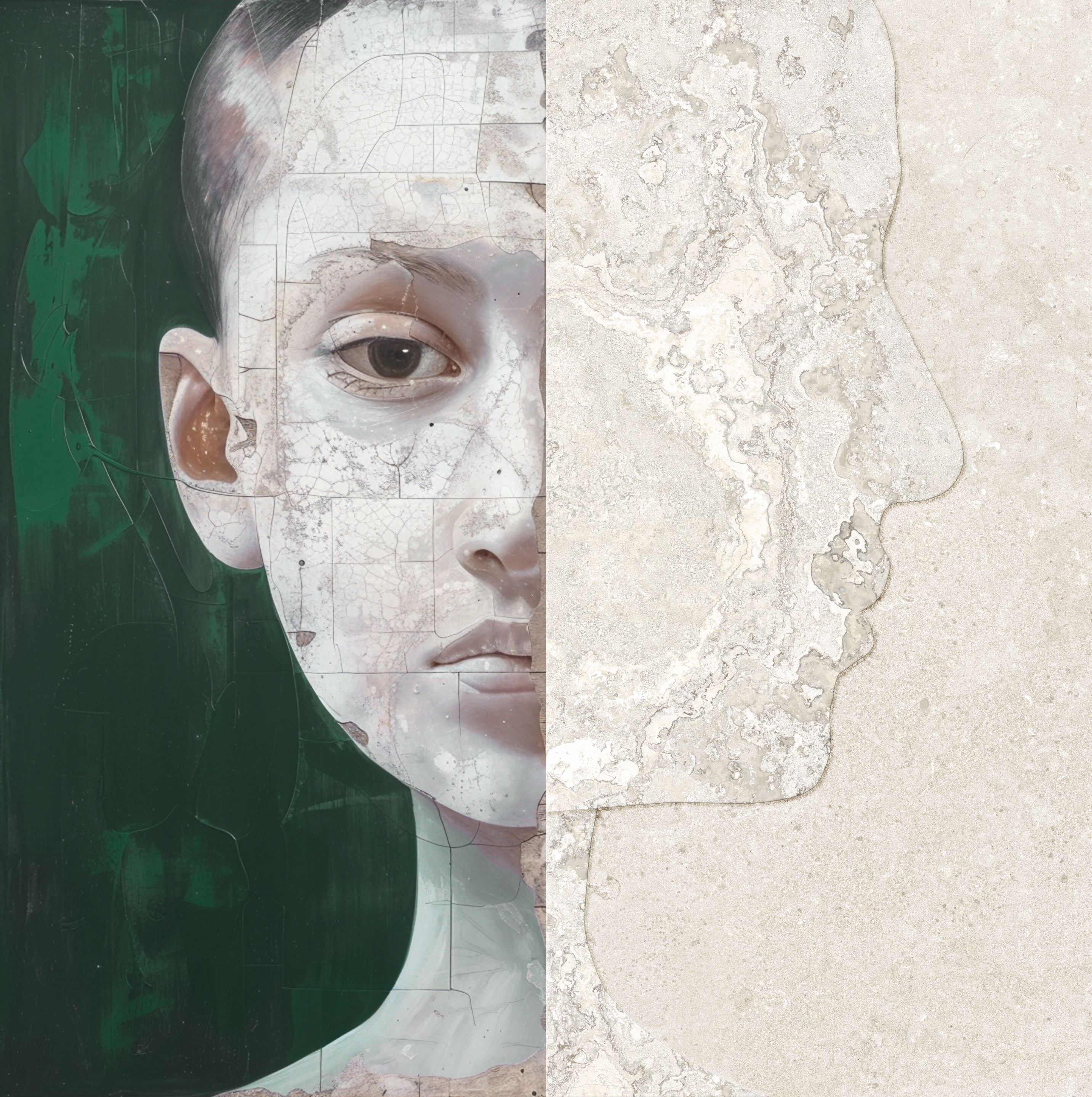 Пол / облицовка керамогранита с эффектом камня Provenza Unique Bourgogne ARCH-00064877 - Вид №2