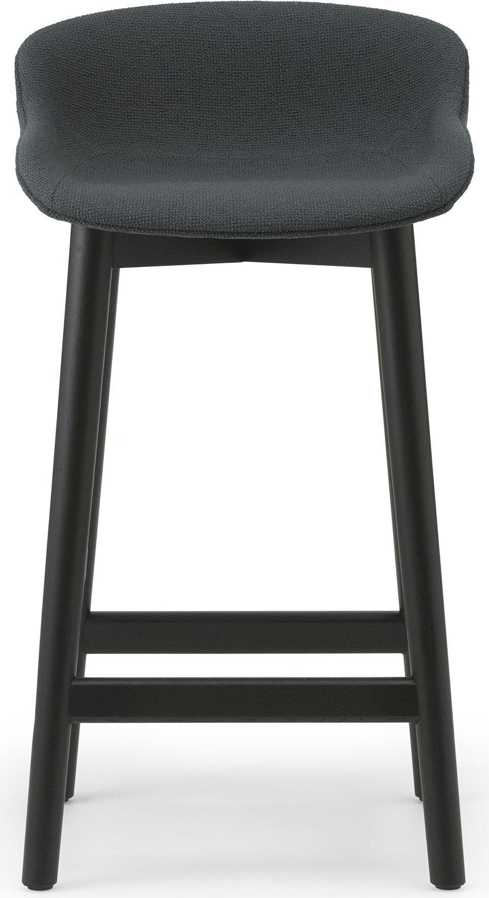 604446 Барный стул 65 см Полная обивка Black Oak / Yoredale Normann Copenhagen Hyg  - Вид №1