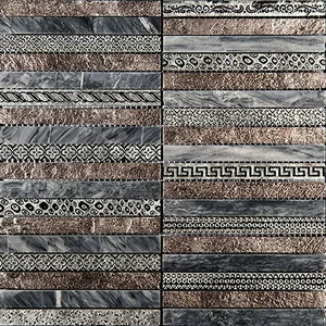 МОЗАИКА ИЗ МРАМОРА GLN-2 SKALINI GOLDEN LINE