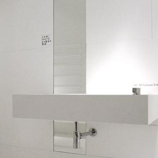 35267 Подвесная раковина настенная овальная Moab80 Linea белая - Вид №2