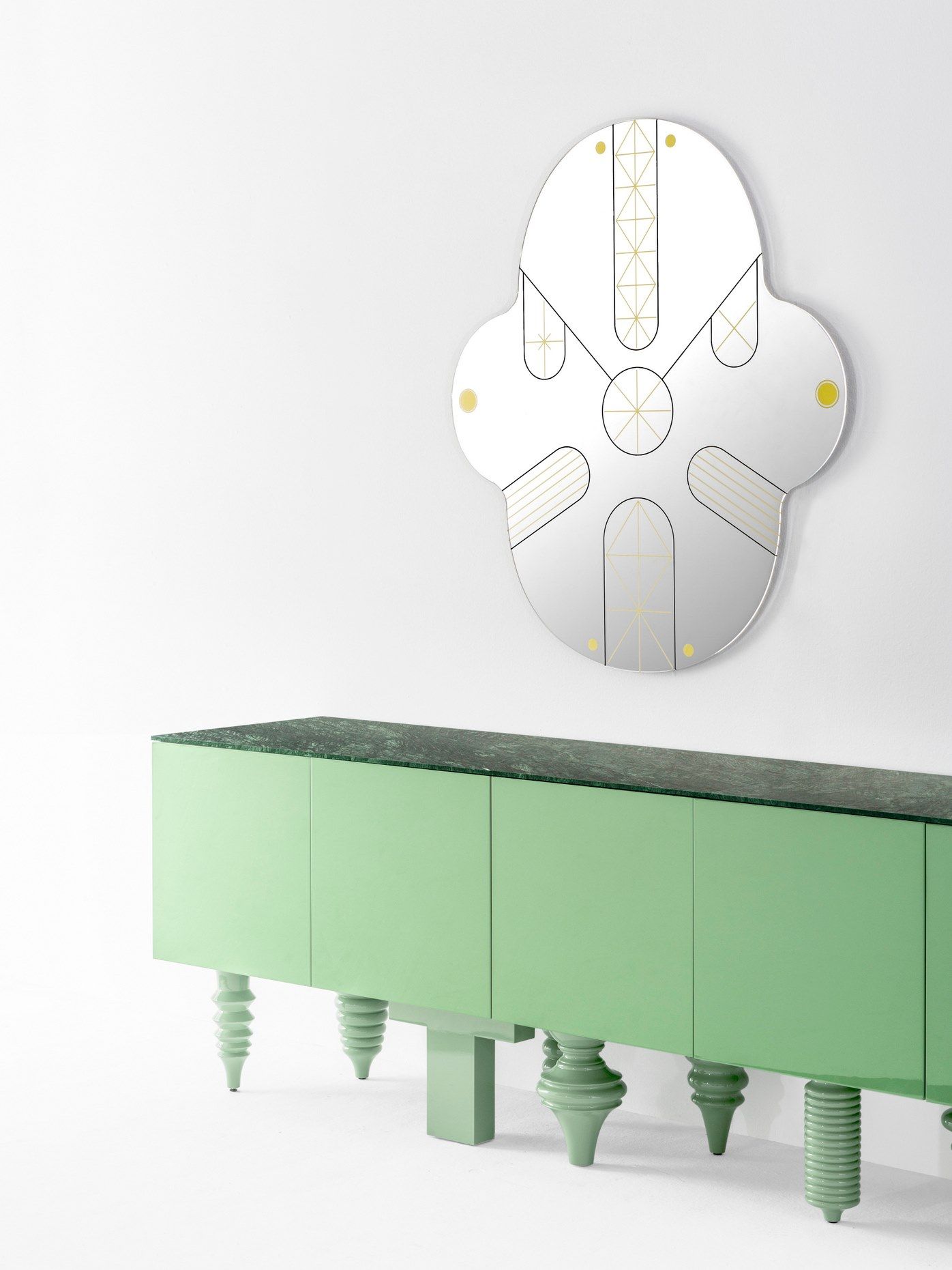 Настенное зеркало BD Barcelona KING KONG ARCH-00103679 - Вид №4