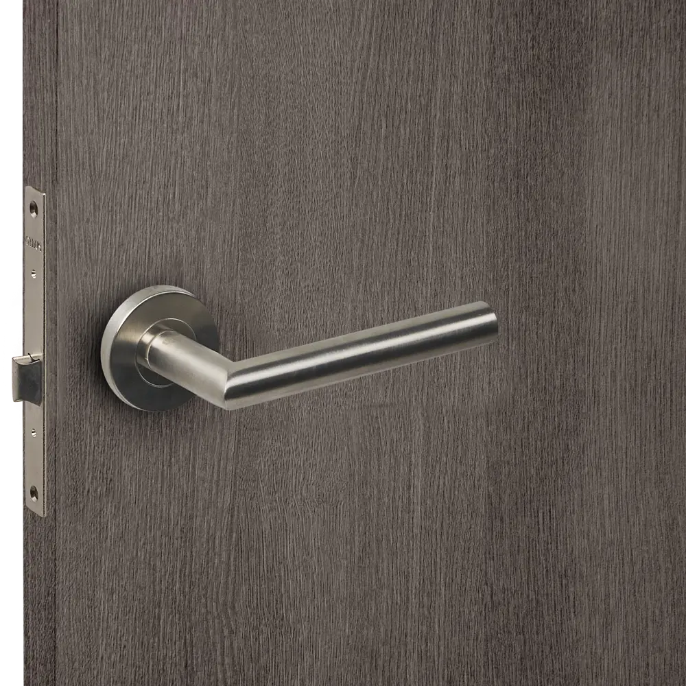 Дверные ручки Punto Inox с запиранием комплект цвет нержавеющая сталь STLM-2009479 - Вид №6