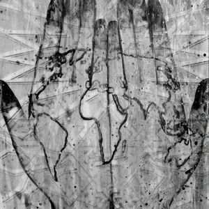 Арт-панель на холсте Alex Turco Middle East Glare The World Is Yours Silver