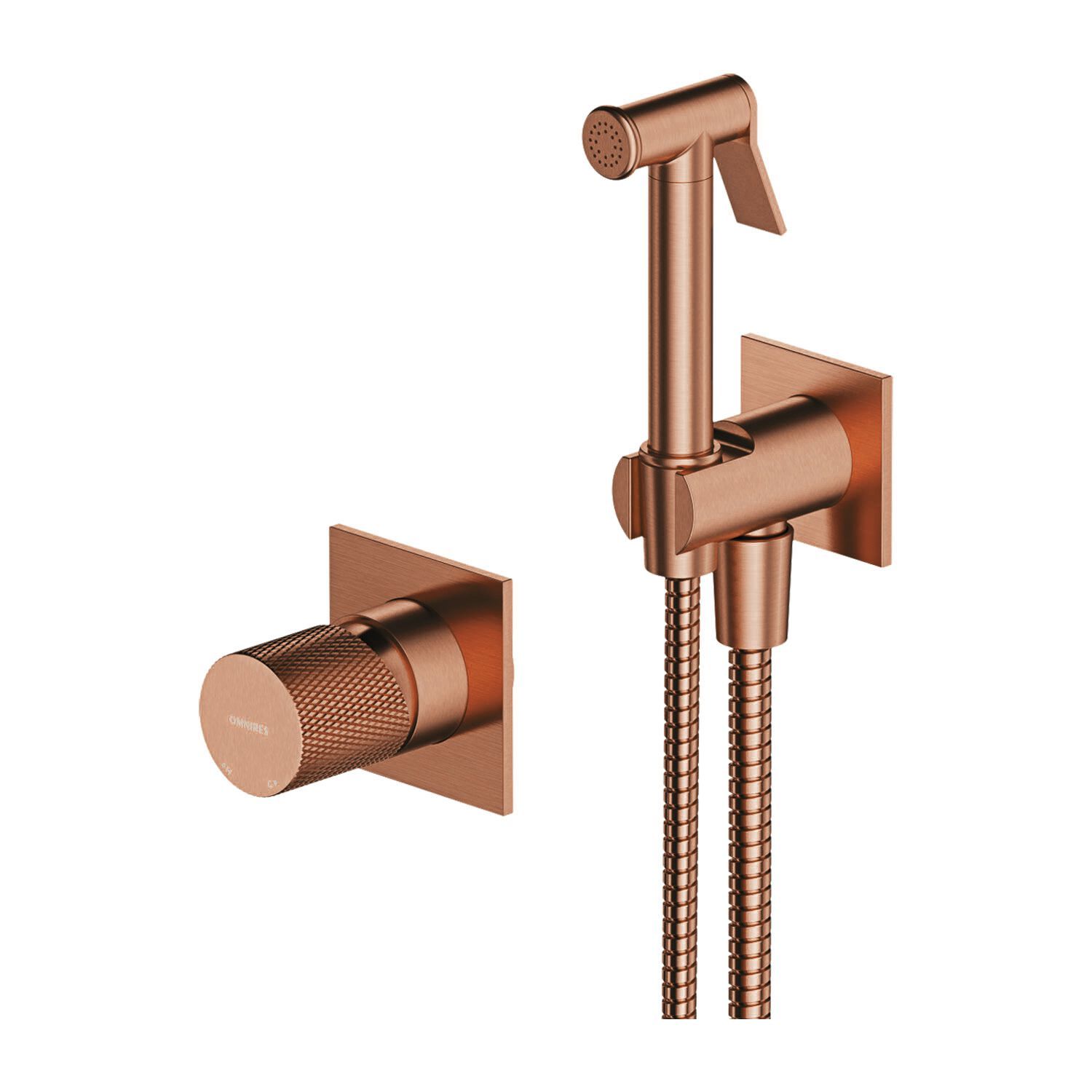 Настенный смеситель для биде с ручным душем OMNIRES CONTOUR SYSCTBI1 ARCH-00076890 - Вид №2
