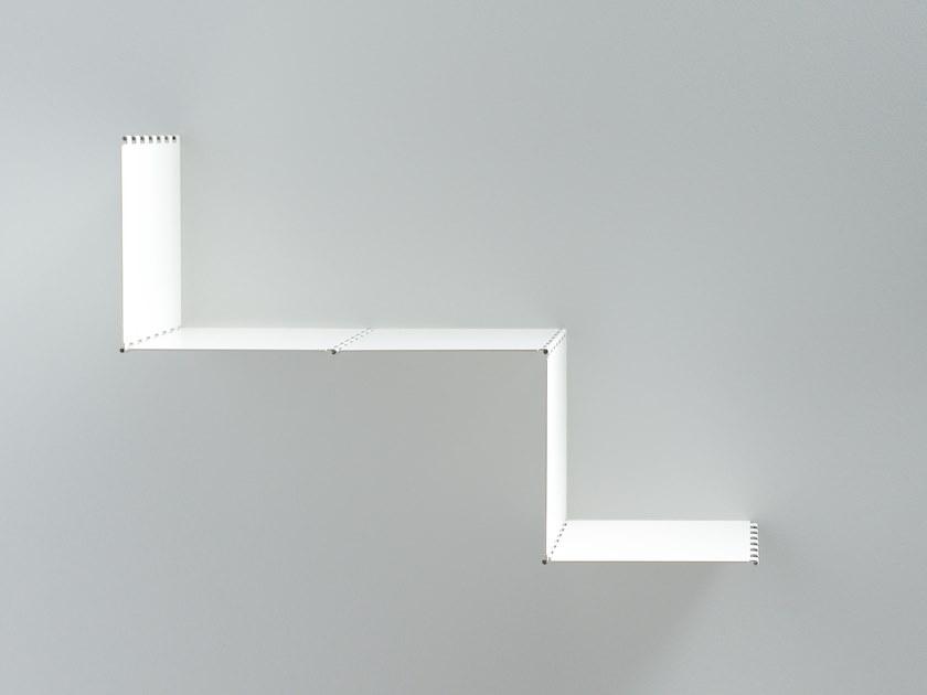 ZAVA Модульный настенный книжный шкаф из железа sun-id-1482214 - Вид №4