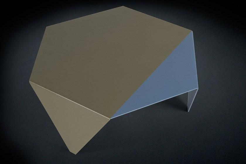 VGnewtrend Низкий металлический журнальный столик для гостиной sun-id-1476899 - Вид №5