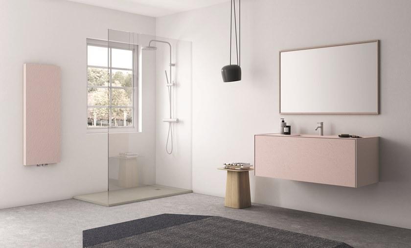 Fiora Настенная тумба под умывальник с ящиками Bloc sun-id-1492187 - Вид №7