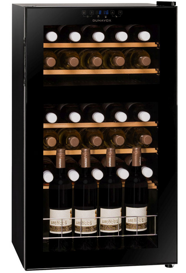 5342474 Винный шкаф Dunavox DXFH-30.80 черный STDN-0014062