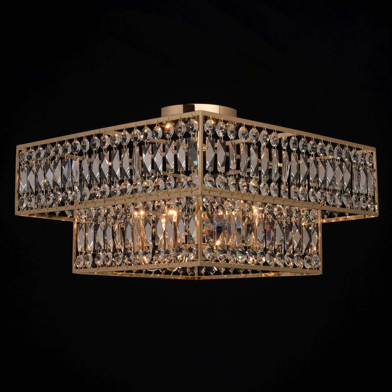 Потолочная люстра MW-Light Монарх 121012006 MW-LIGHT ДИЗАЙНЕРСКИЕ, МОНАРХ 220229 Золотой  - Вид №3