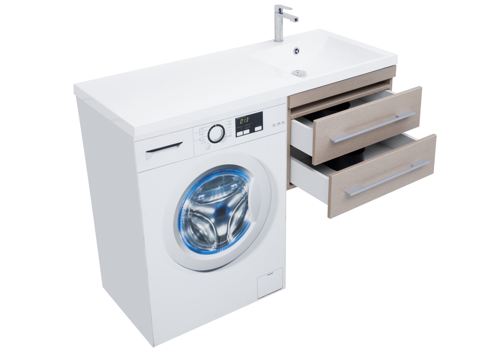 Тумба с раковиной Aquanet Нота 120 R светлый дуб 0017148500239568 - Вид №5