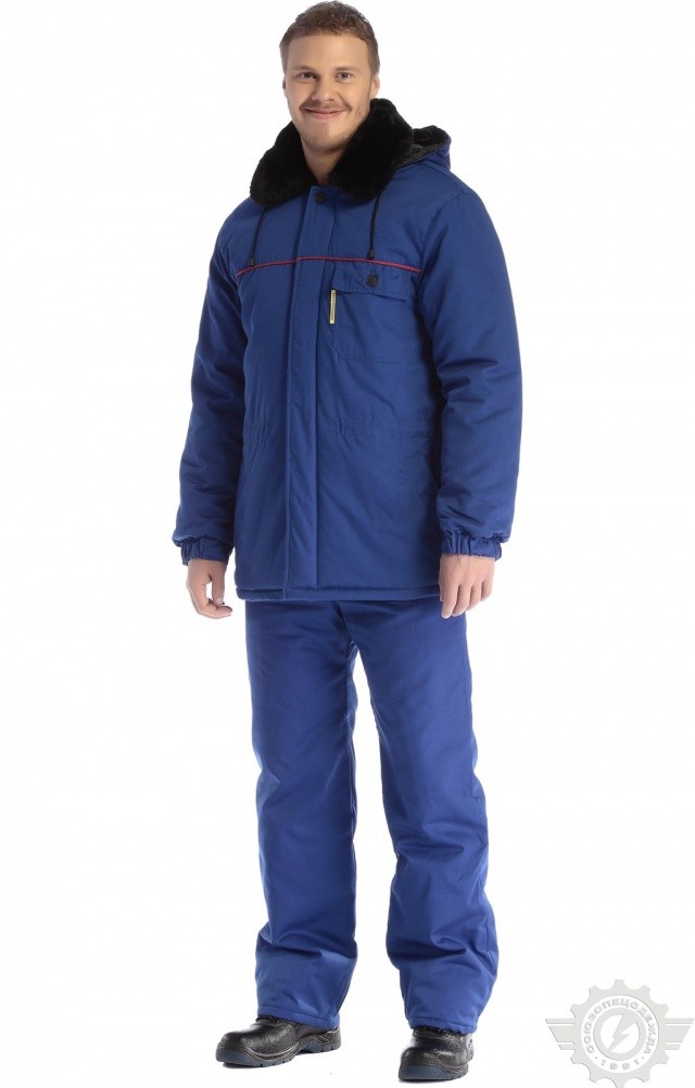 63784 Костюм "Эксперт-К" зимний василек  Зимняя спецодежда  размер 56-58/170-176  - Вид №9