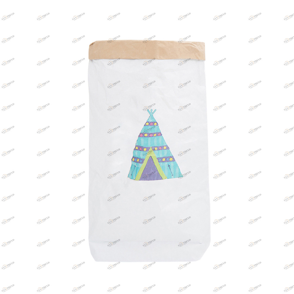 Эко-мешок для игрушек "Вигвам" из крафт бумаги VAMVIGVAM  282020 Белый;бежевый Santreyd 