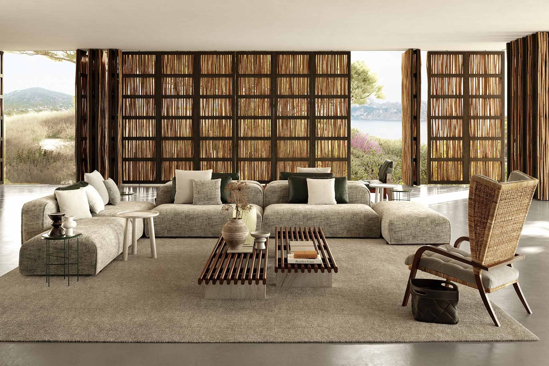 Ткань сад диван Exteta Эльба ARCH-00086973 - Вид №18