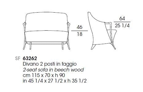 Ткань диван Giorgetti проекты ARCH-00125599 - Вид №3