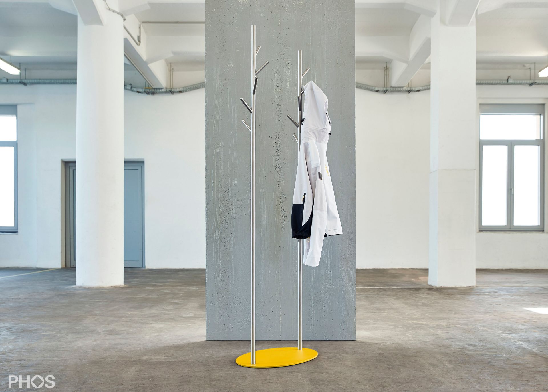 GSTR-D-BPGe Вешалка для одежды ramus duo, основание: желтый PHOS  - Вид №1