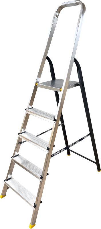 Стремянка комбинированная усиленная АМS 7805 ALUMET 
