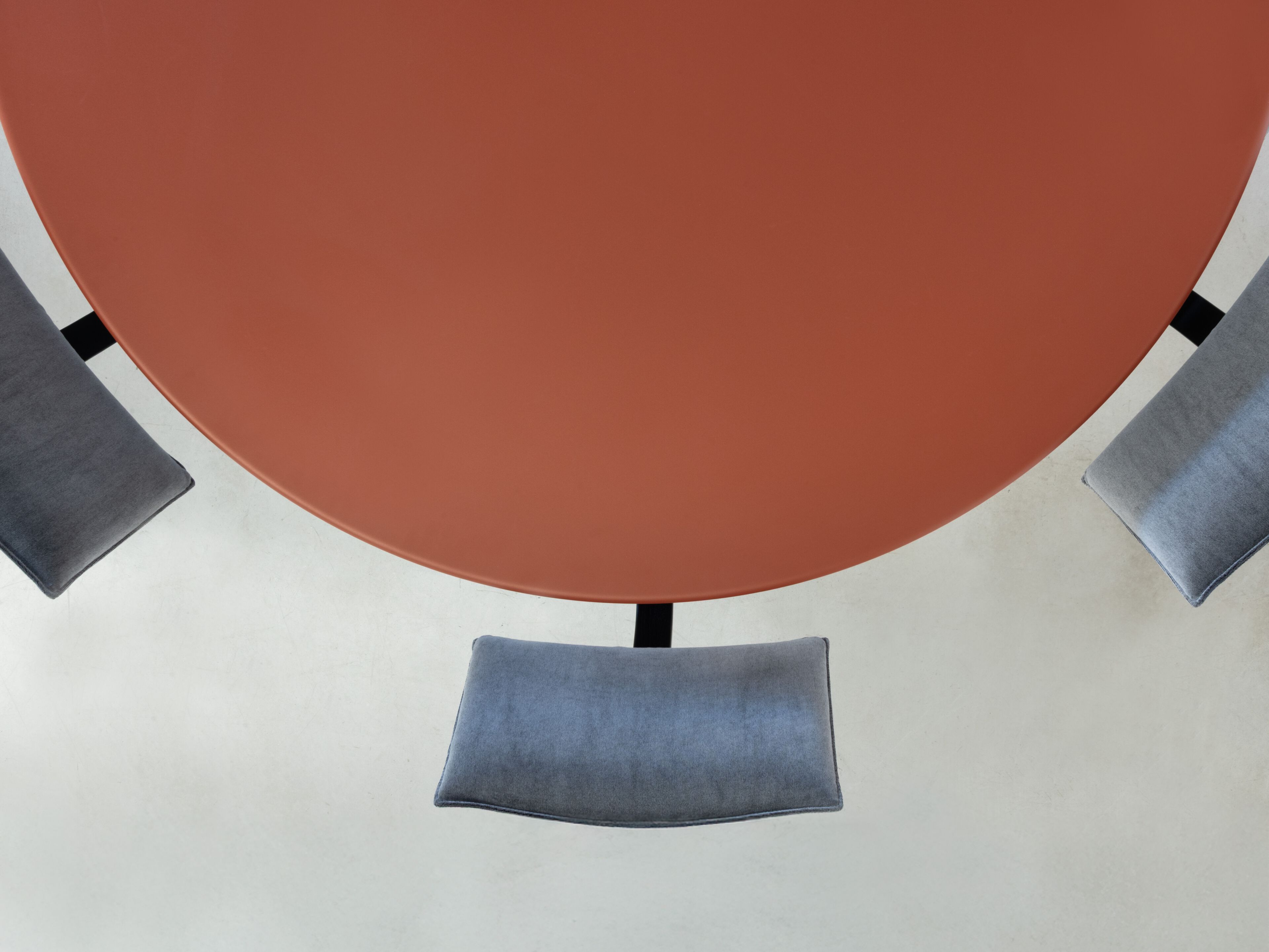 Круглый стальной стол с порошковым покрытием Magis ALL-ROUND ARCH-00051549 - Вид №6