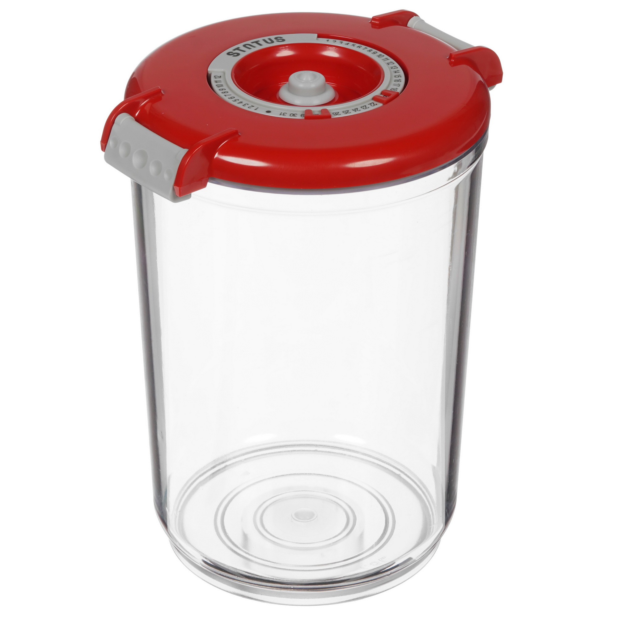 1625910 Набор вакуумных контейнеров STATUS VAC-RD-Round Red 0.75 л, 1.5 л STDN-0068122 - Вид №1