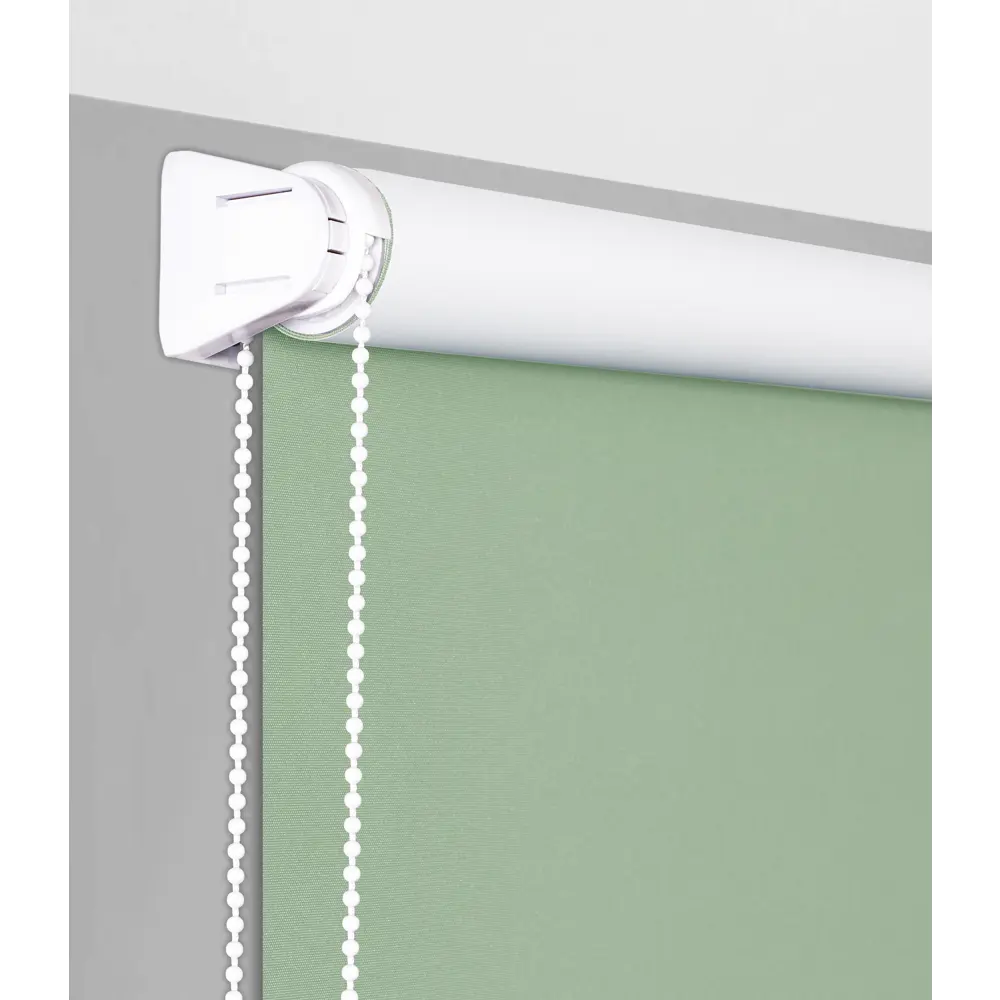 Штора рулонная блэкаут Midnight 60x175 см зеленая GARDEN STLM-2112526 - Вид №1