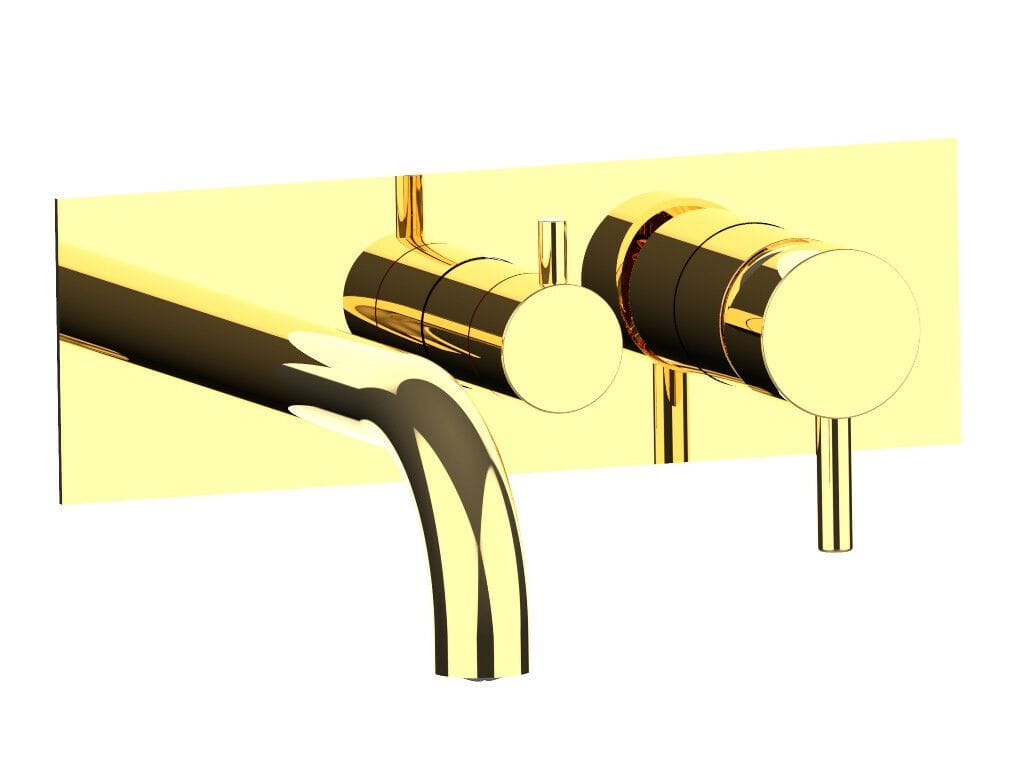 Однорычажный настенный смеситель для ванны с плитой Rubinetterie Frattini отдельная эстетика ARCH-00089970