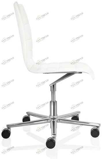 Brunner Офисное кресло в коже с 5 спицами на колесах Fina sun-id-1399227