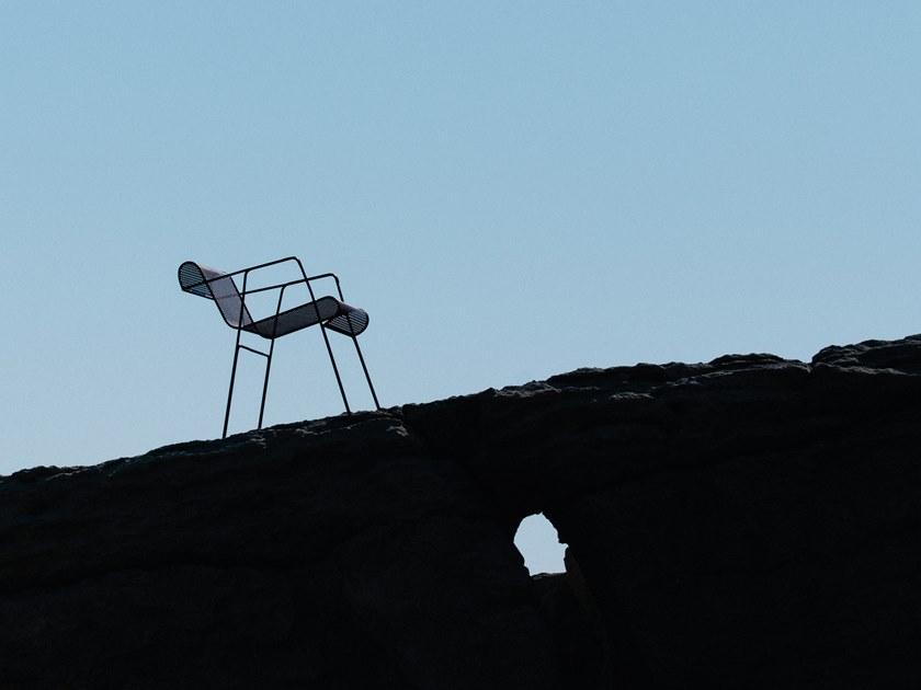 calma Садовый стул из стали с подлокотниками Trebol sun-id-1457363 - Вид №5