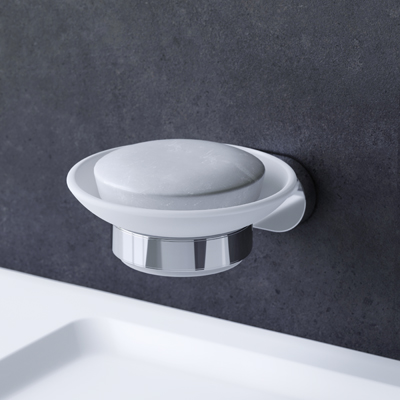 A7434200 L Стеклянная мыльница с настенным держателем хром AM.PM Sense