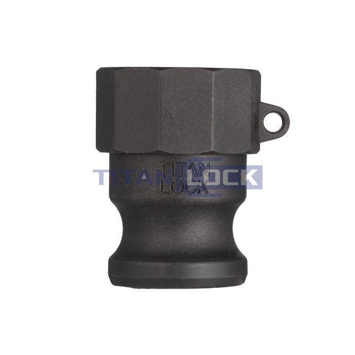 Камлок полипропиленовый тип А ниппель, внутр. резьба BSP 1", TL100APP TITAN LOCK 