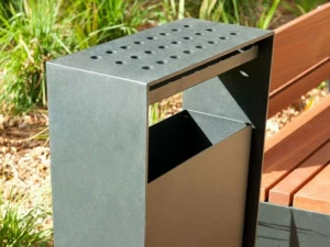 CYRIA Урна для мусора с крышкой для улицы Eudald