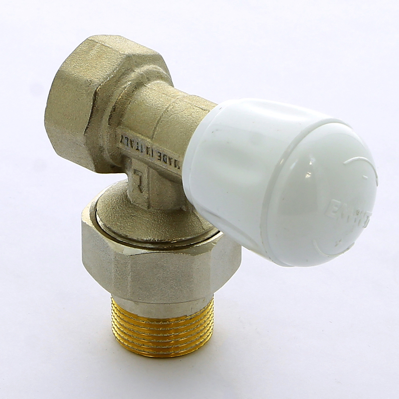 Вентиль НВ угловой для радиаторов POKERPLUS с разъемным соединением EMMETI 3/4" 01350620 - Вид №1