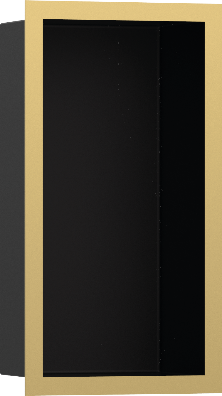 56095990 XtraStoris Individual Стеновая ниша Matt Black с дизайнерской рамкой 300/150/100 Hansgrohe 