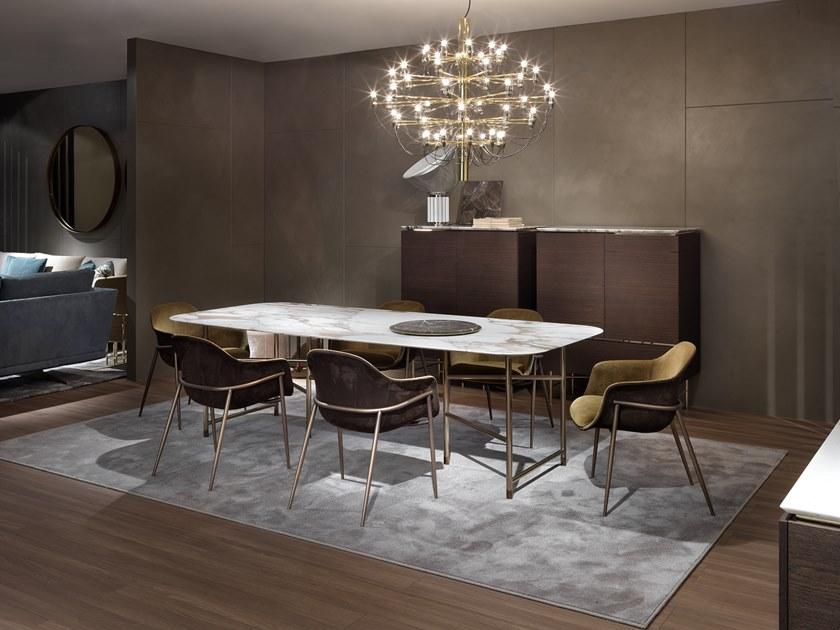 Marelli Стул из ткани с подлокотниками sun-id-1432569 - Вид №2