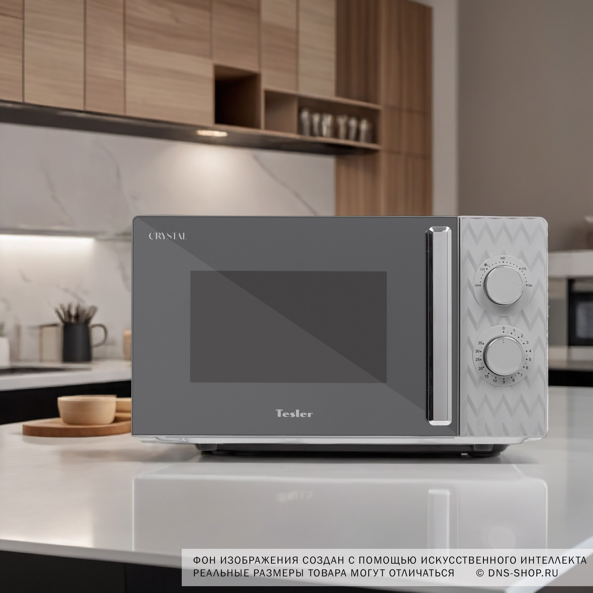 9054303 Микроволновая печь Tesler MM-2004 GREY серебристый STDN-0126537 - Вид №8