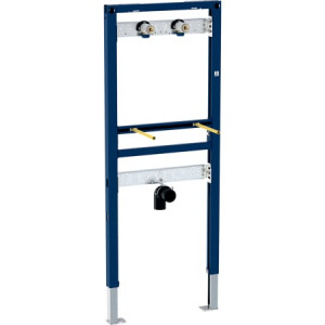 111.452.00.2 Инсталляция Geberit Duofix для раковины, 130 см, настенный смеситель наружного монтажа Geberit