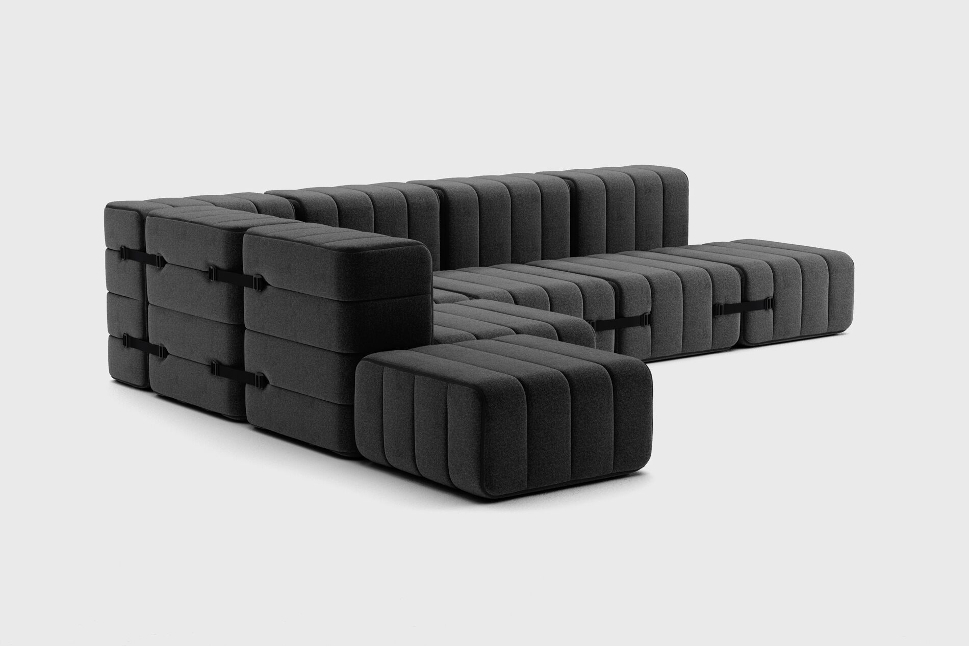 Модульный угловой диван из ткани AMBIVALENZ Curt ARCH-00083106 - Вид №62