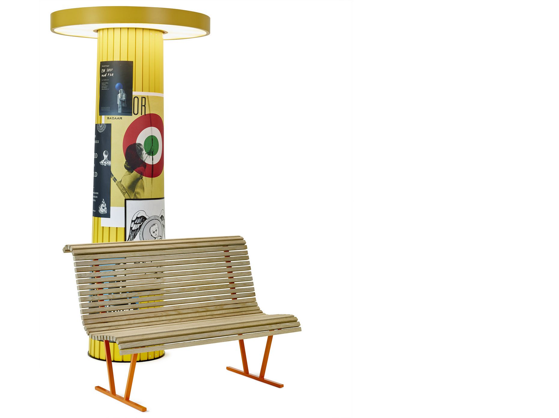 Отдельно стоящая доска объявлений для общественных мест Nola Industrier Bill ARCH-00034366 - Вид №1