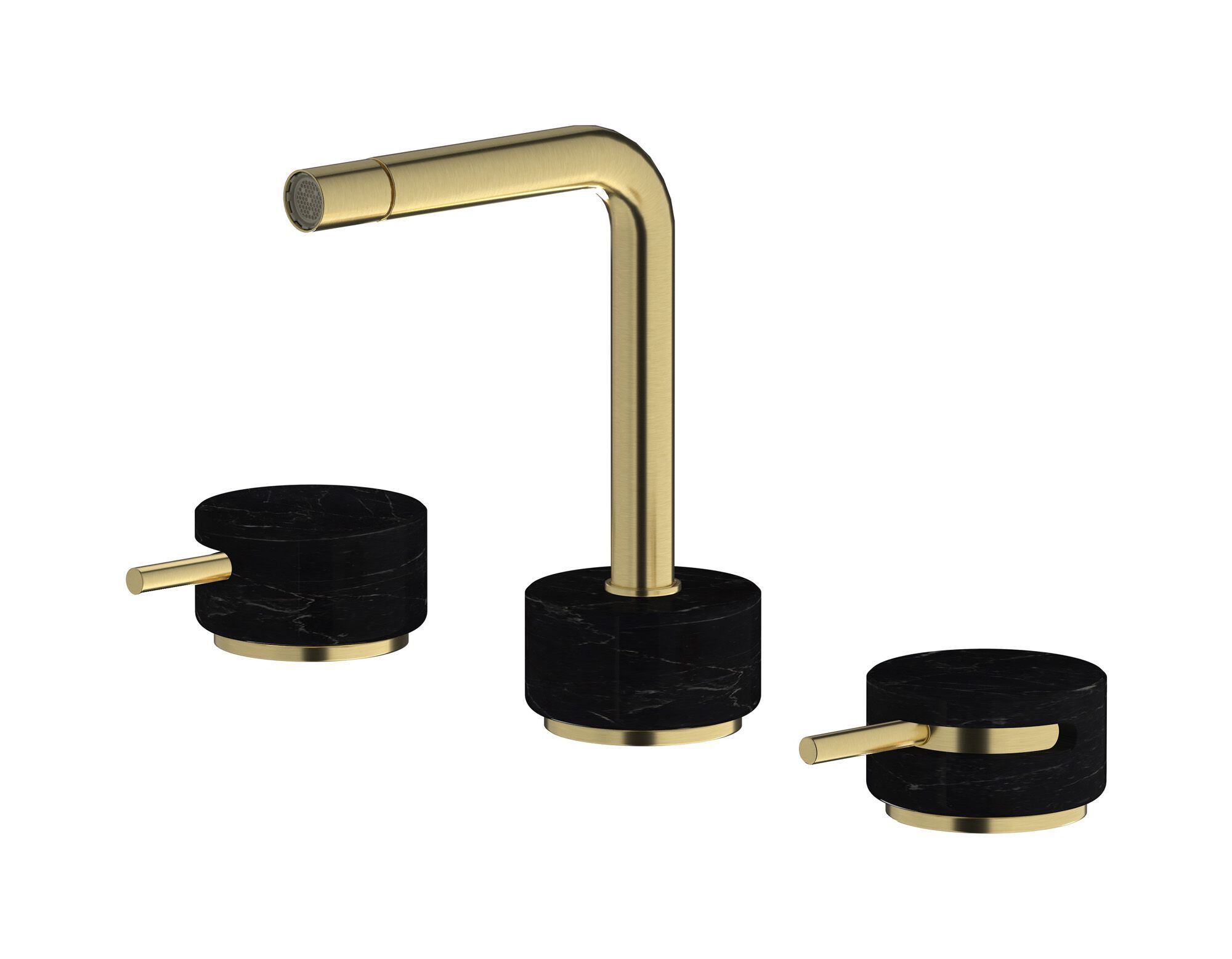 Смеситель для биде с 3 отверстиями для мраморной столешницы IB мрамор + мрамор Elle ARCH-00101784 - Вид №10