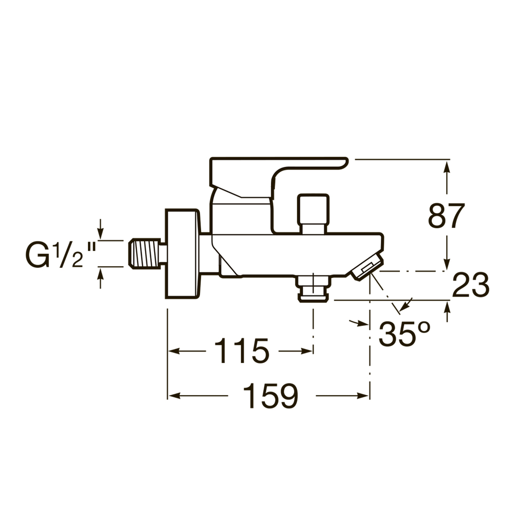 5A0209C0M Смесители для ванны-душа Tece  - Вид №3