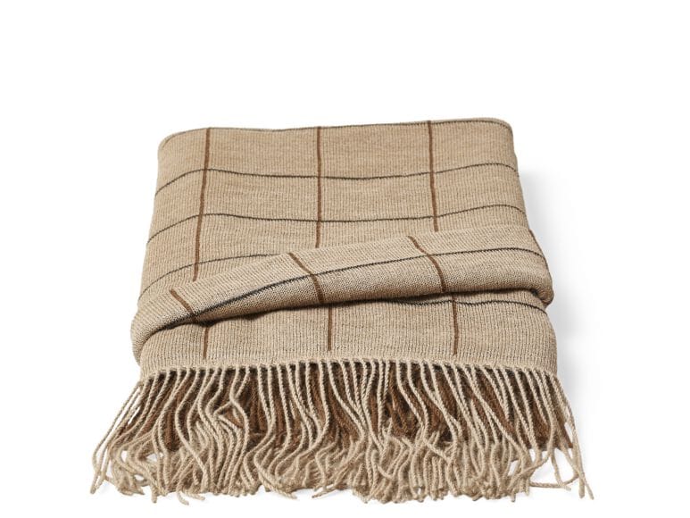 Клетчатый плед из альпаки Form & Refine Аймара ARCH-00090731