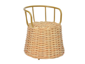 Синтетическое волокно низкий садовый стул