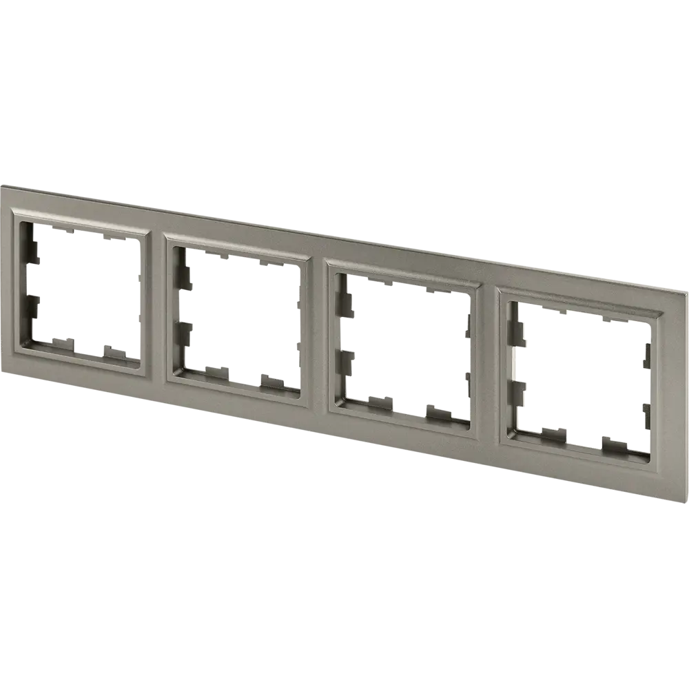 Рамка IEK Brite-4 для розеток и выключателей в стальном исполнении 87761352 STLM-1102937 - Вид №2