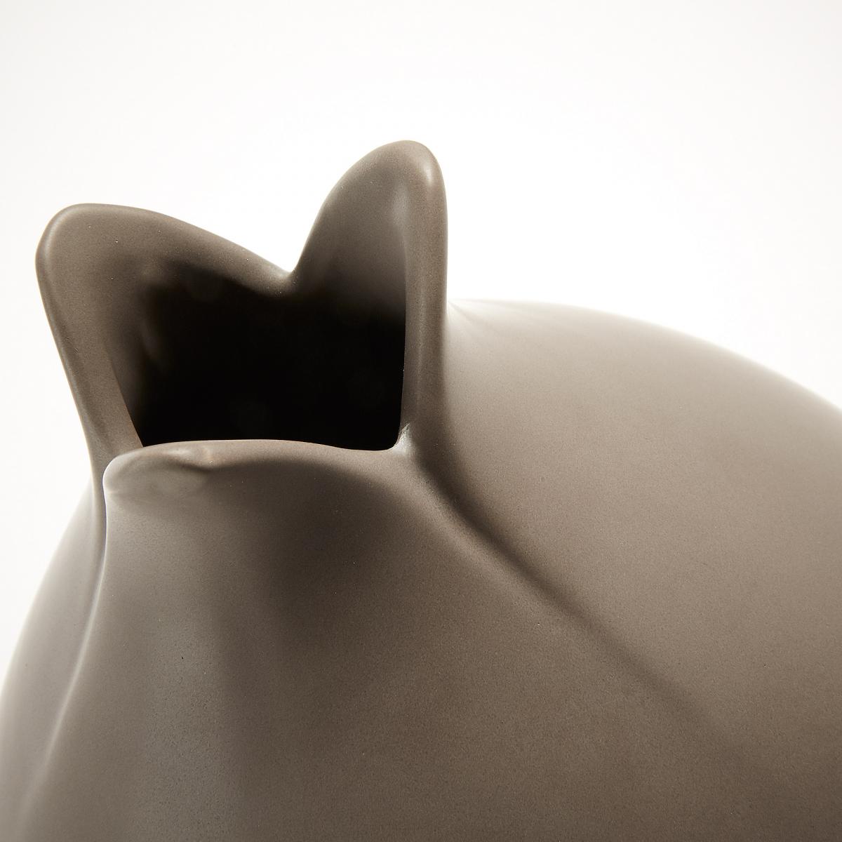 054827 Ваза керамическая коричневая La Forma Lys